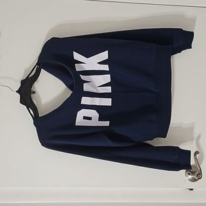 Pink crop sweatshirt